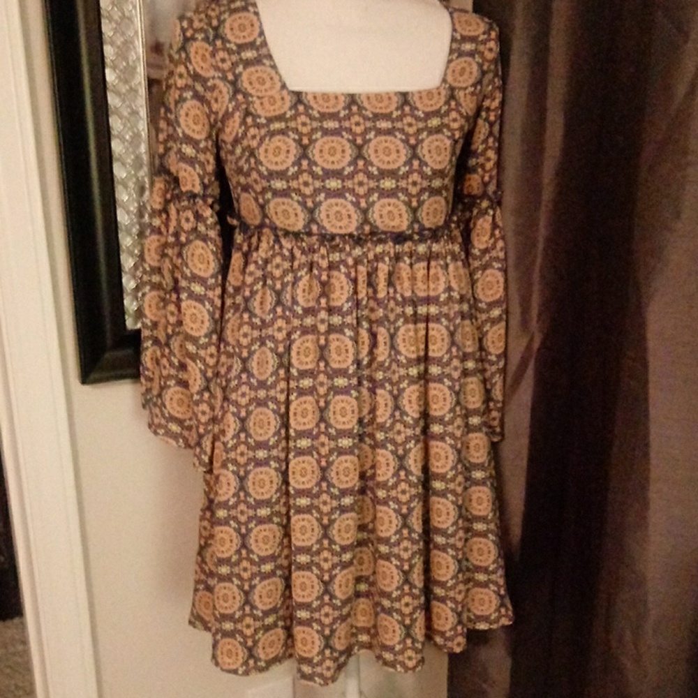 Love, Fire Empire Waist Dress
